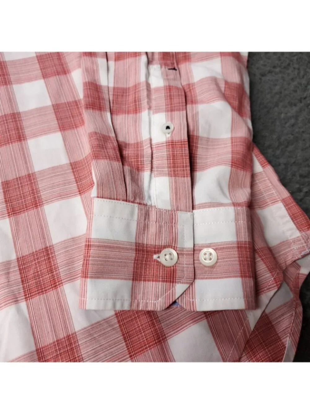 Banana Republic Wash Shirt Mens M Medium Long Sleeve Camden Fit Plaid Button